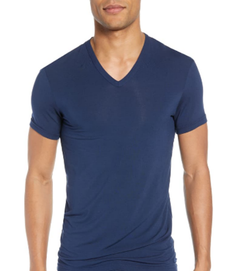 Picture of Ultrasoft Stretch Modal V-Neck T-Shirt CALVIN KLEIN