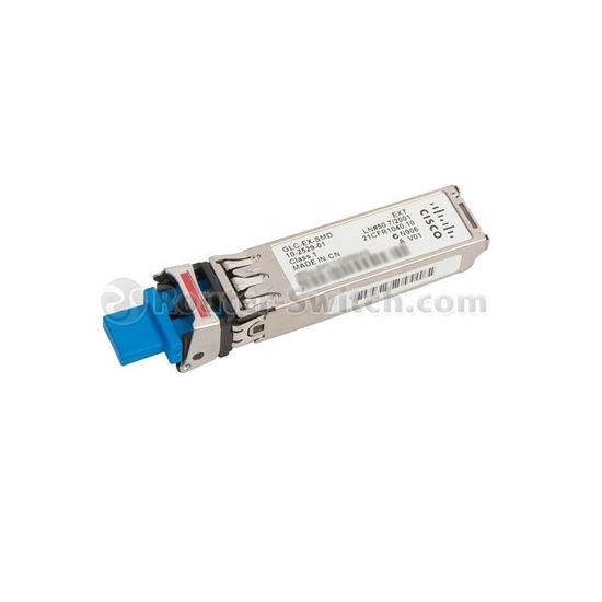 Picture of Cisco GLC-EX-SMD= 1000BASE-EX SFP LC Connector EX Transceiver