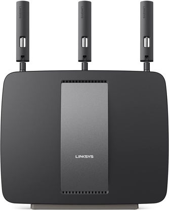 Picture of Linksys AC3200 Tri-Band Smart Wi-Fi Router with Gigabit and USB, Designed for Device-Heavy Homes, Smart Wi-Fi App Enabled to Control Your Network from Anywhere (EA9200)