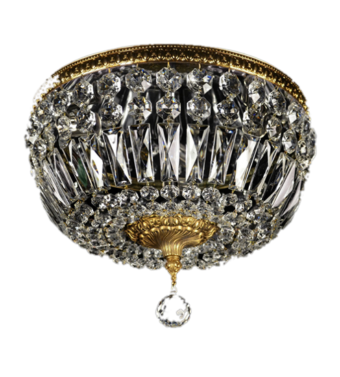 Picture of Gold-Crystal Ceiling Chandelier