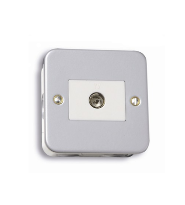 Picture of Metalclad TV Coaxial Socket